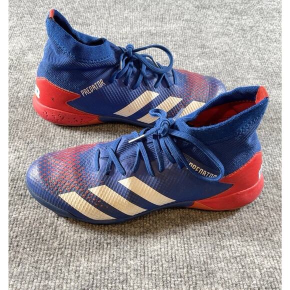 Adidas Predator 20.3 Turf Soccer Shoes Blue Red Size 7 US Men’s Cleats - Picture 1 of 11